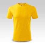 Žluté tričko s vlastním potiskem