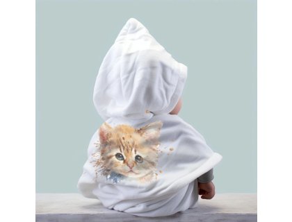 Dětská osuška s kapucí Žirafa na safari Vodovky Splitcolored