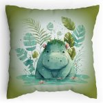 Dětský Polštářek s potiskem Baby Hrošík vodovky