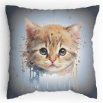 Dětský Polštářek s potiskem Baby Kotě Vodovky Splitcolored