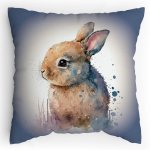 Dětský Polštářek s potiskem Baby Králíček Vodovky Splitcolored