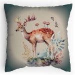 Dětský Polštářek s potiskem Daněk na houbách Vodovky Splitcolored