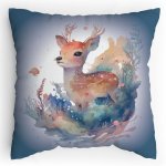 Dětský Polštářek s potiskem Jelínek na ostrově Vodovky Splitcolored