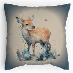 Dětský Polštářek s potiskem Jelínek v listí Vodovky Splitcolored