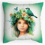 Dětský polštářek s potiskem Lesní princezna Florentýnka