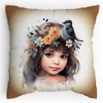 Dětský polštářek s potiskem Lesní princezna Vranilka