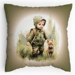 Dětský Polštářek s potiskem Malý Zálesák