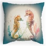 Dětský Polštářek s potiskem Mořští koníci Vodovky Splitcolored