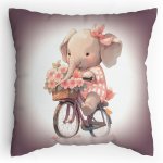 Dětský Polštářek s potiskem Sloník