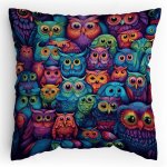 Dětský Polštářek s potiskem Sovičky Sovičky a zase Sovičky