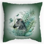 Dětský Polštářek s potiskem Zebra v zátiší vodovky