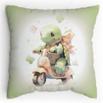 Dětský Polštářek s potiskem Želvička