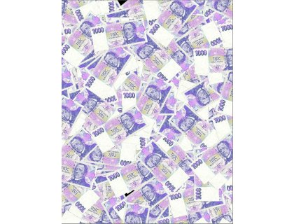 Kuchyňská utěrka s potiskem 1000 Kč