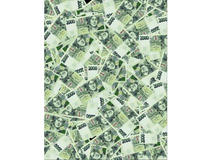 Kuchyňská utěrka s potiskem 2000 Kč