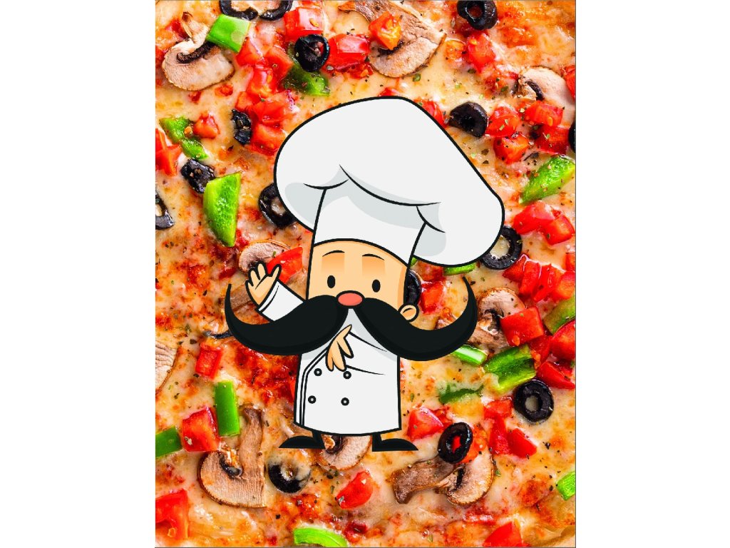 Kuchyňská utěrka s potiskem Malý Giuseppe