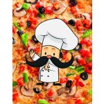 Kuchyňská utěrka s potiskem Malý Giuseppe