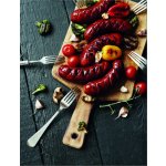 Kuchyňská utěrka s potiskem Pořádná klobása