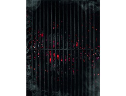 Kuchyňská utěrka s potiskem Temný Grill