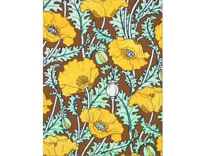 Kuchyňská utěrka s potiskem Vintage Mák