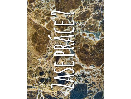 Kuchyňská utěrka s potiskem Zase práce