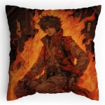 Polstářek s potiskem  Anime hasič