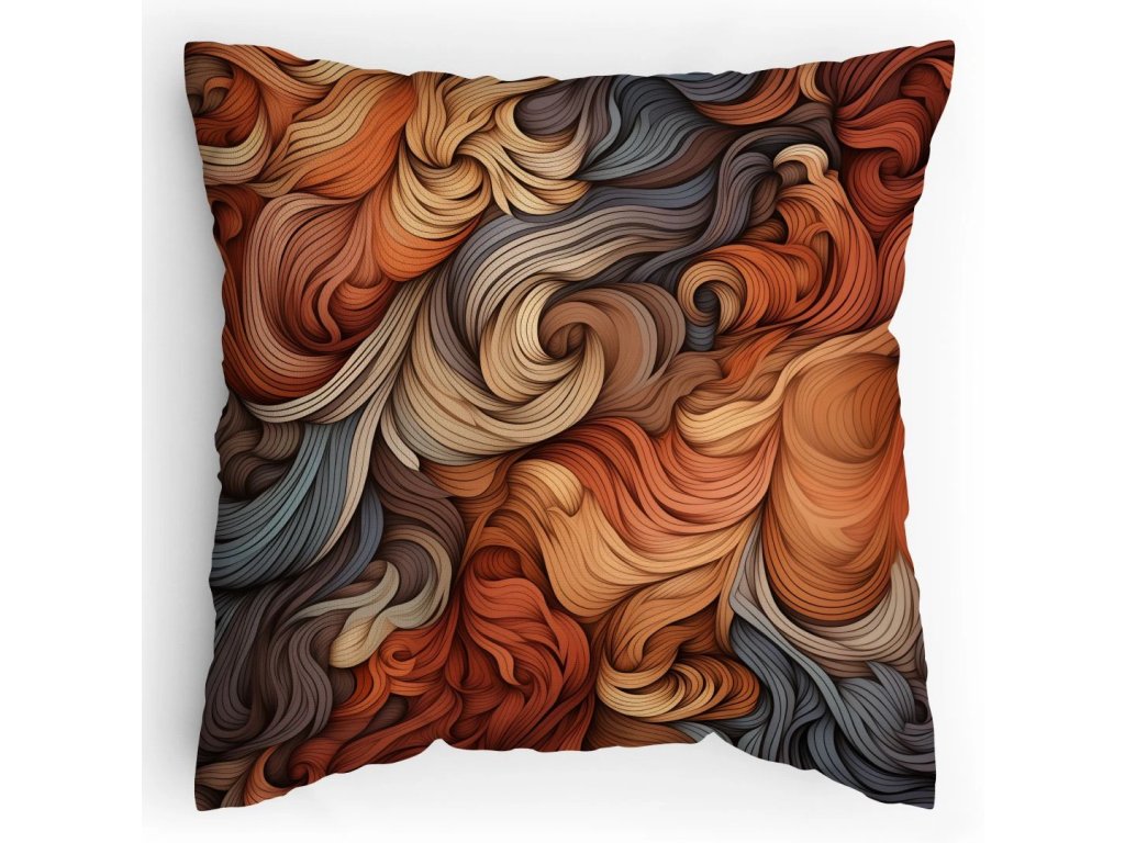 Polstářek s potiskem Barevné vlasy