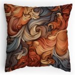 Polstářek s potiskem Barevné vlasy