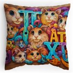 Polstářek s potiskem Gangster morčata