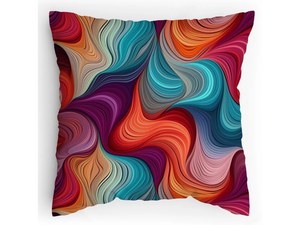 Polstářek s potiskem Pastelové vlasy