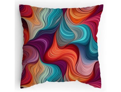 Polstářek s potiskem Pastelové vlasy