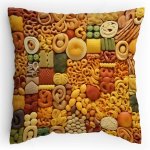 Polstářek s potiskem Těstoviny 1