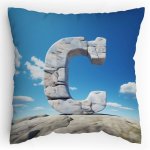 Polštářek s potiskem  Kamenné C