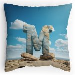 Polštářek s potiskem  Kamenné M