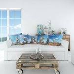 Polštářek s potiskem  Kamenné N