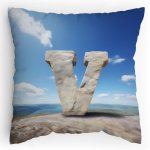 Polštářek s potiskem  Kamenné V