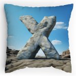 Polštářek s potiskem  Kamenné X