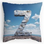 Polštářek s potiskem  Kamenné Z