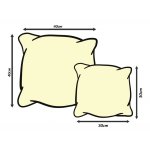 Polštářek s potiskem 3D Polygony