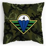 Polštářek s potiskem 4.brigáda rychlého nasazení