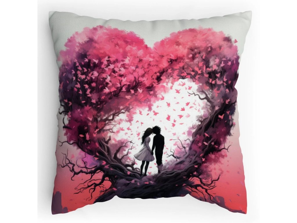 Polštářek s potiskem Anime Valentýn