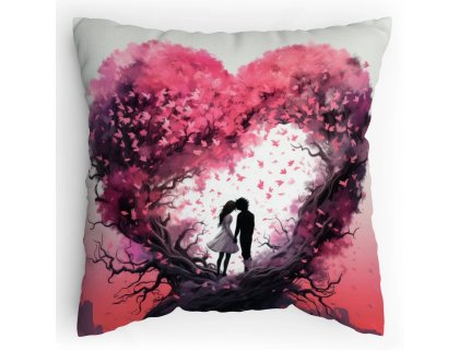 Polštářek s potiskem Anime Valentýn