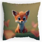 Polštářek s potiskem Baby liška