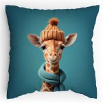 Polštářek s potiskem Baby Žirafa