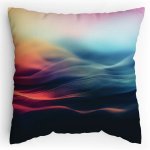 Polštářek s potiskem Barevné vlny