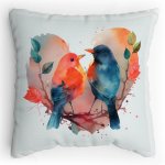 Polštářek s potiskem Birds love
