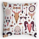 Polštářek s potiskem Boho