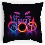 Polštářek s potiskem Bubnuj znovu