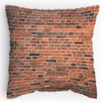 Polštářek s potiskem Cihlová zeď