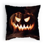 Polštářek s potiskem Děsivá dýně