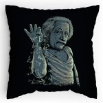 Polštářek s potiskem Einstein